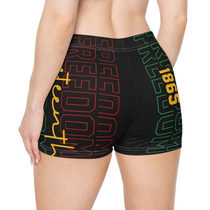 Juneteenth Freedom Women's Shorts