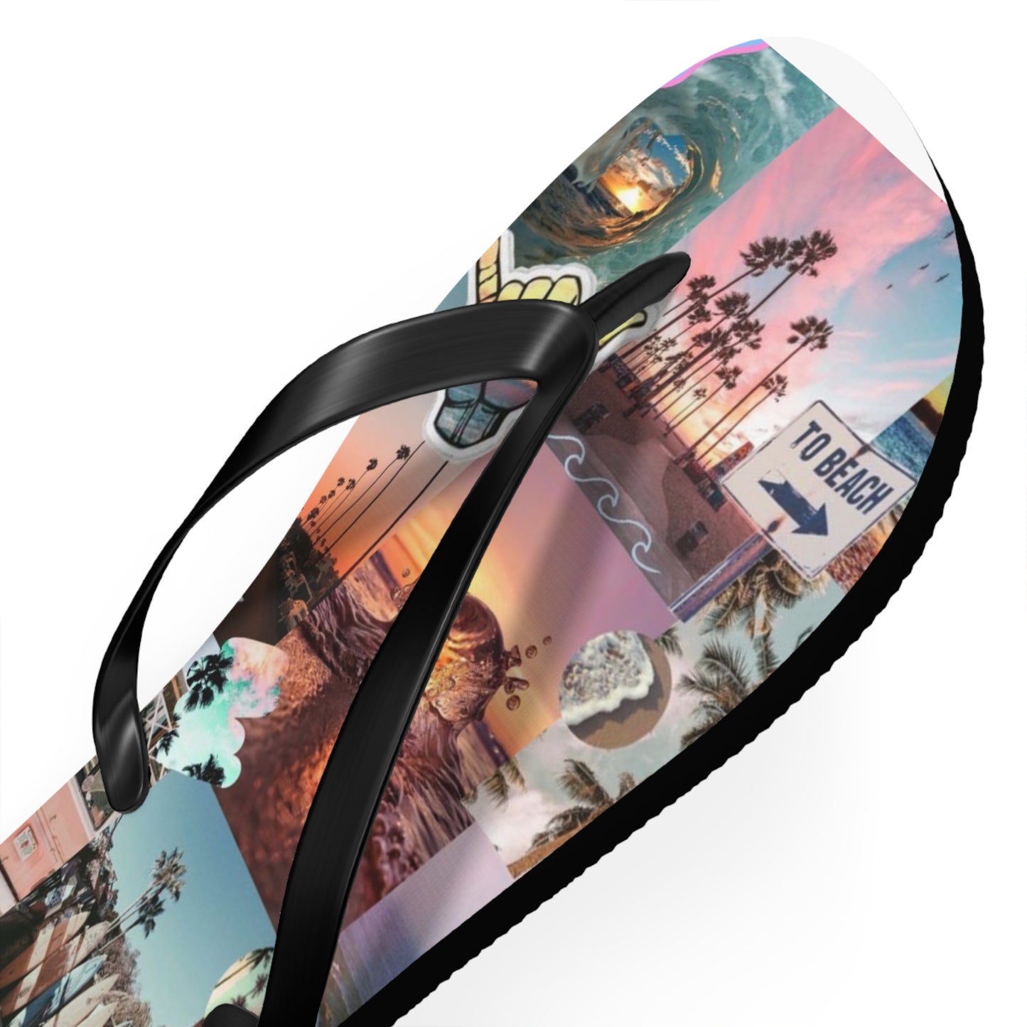 Beach Vibe Flip Flops - Colorful Summer Sandals for Sun Lovers
