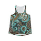 Bohemian Floral Women's Tank Top - Perfect for Summer and Casual Wear