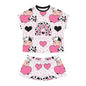 Cows and Hearts Rainbow Design Women’s Sleepwear Set