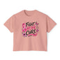 Fight Hope Cure Pink Ribbon Breast Cancer Awareness Tee