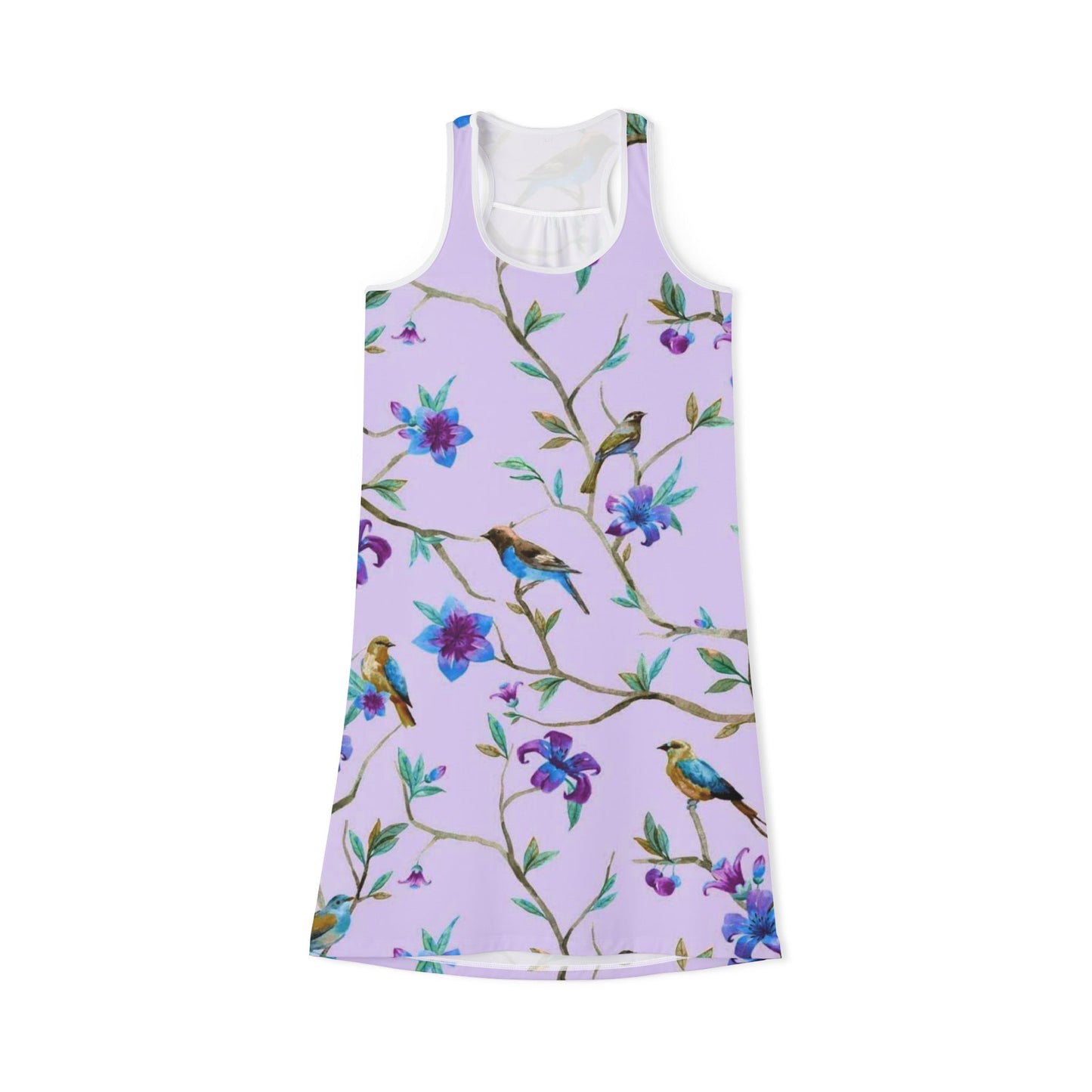 Spring Lavender Blooms Women's Summer Dress
