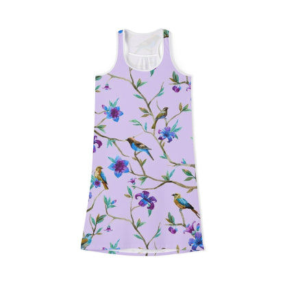 Spring Lavender Blooms Women's Summer Dress