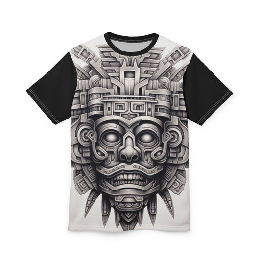 Azteken-Krieger-Unisex-T-Shirt – Einzigartiges Grafik-T-Shirt für mutige Mode