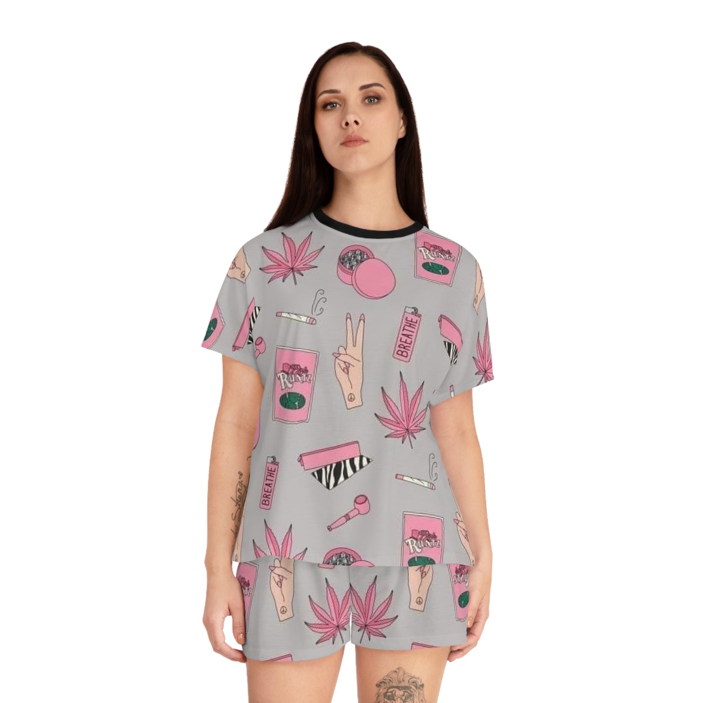 Stylish Women's Short Pajama Set - Relaxed Vibe with Trendy Designs for Cozy Nights