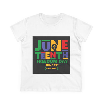 Juneteenth Celebration Women's Cotton Tee