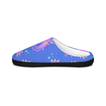 Cozy & Cute Axolotl Women’s Indoor Slippers - Fun and Colorful Home Footwear