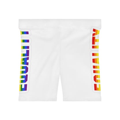 Women's Equality Biker Shorts - Stylish Activewear for Pride and Everyday Comfort