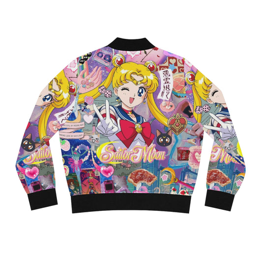 Sailor Moon Collage Bomber Jacket