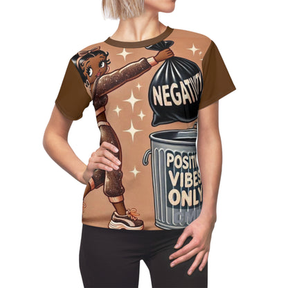 Positive Vibes Only Damen T-Shirt