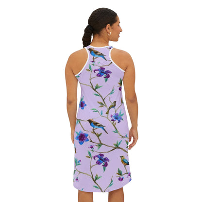 Spring Lavender Blooms Women's Summer Dress