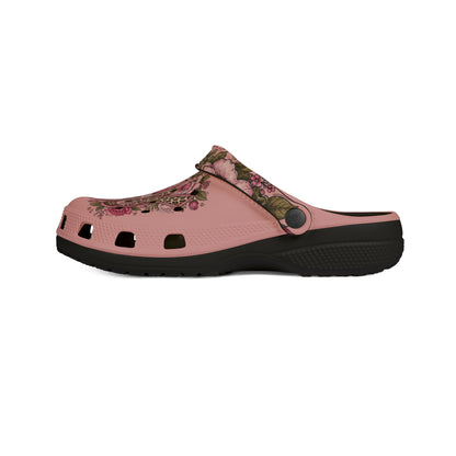 Pink Breast Cancer Awareness Clogs - "In October We Wear Pink" EVA Foam Shoes