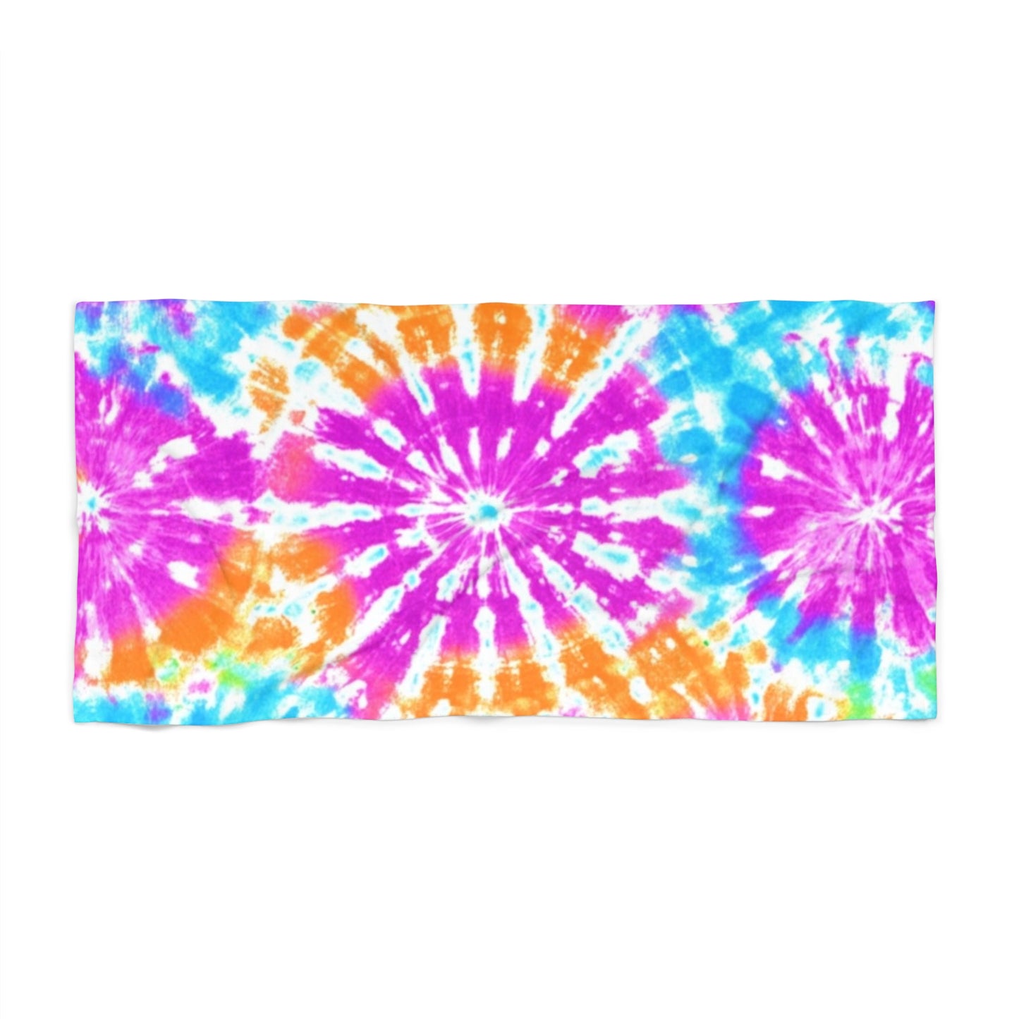 Vibrant Tie-Dye Beach Towel - Perfect for Summer Fun!