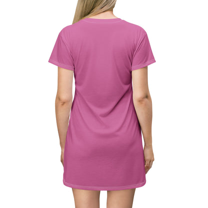 Western Floral T-Shirt Dress - Cowgirl Style with Boots and Hat