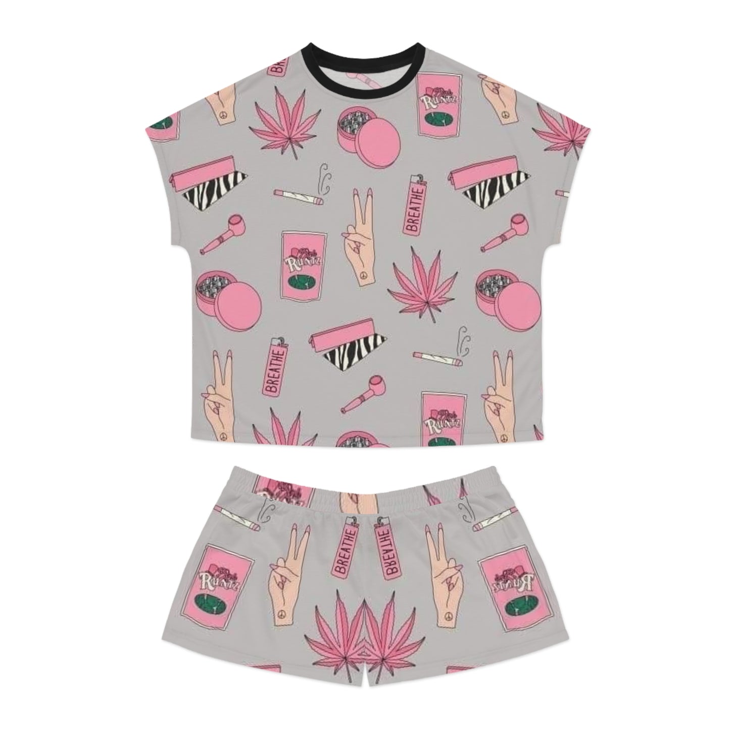 Stylish Women's Short Pajama Set - Relaxed Vibe with Trendy Designs for Cozy Nights