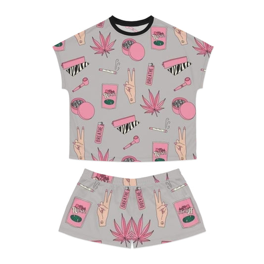 Stylish Women's Short Pajama Set - Relaxed Vibe with Trendy Designs for Cozy Nights