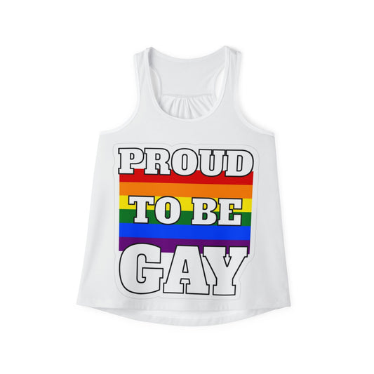 Proud to Be Gay Women's Tank Top - LGBTQ+ Pride Apparel