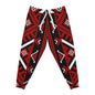 Aztec Red Pattern Joggers