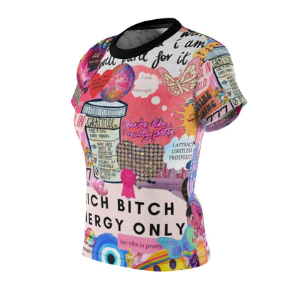 Empowerment Graphic Tee for Women - "Rich Bitch Energy Only"