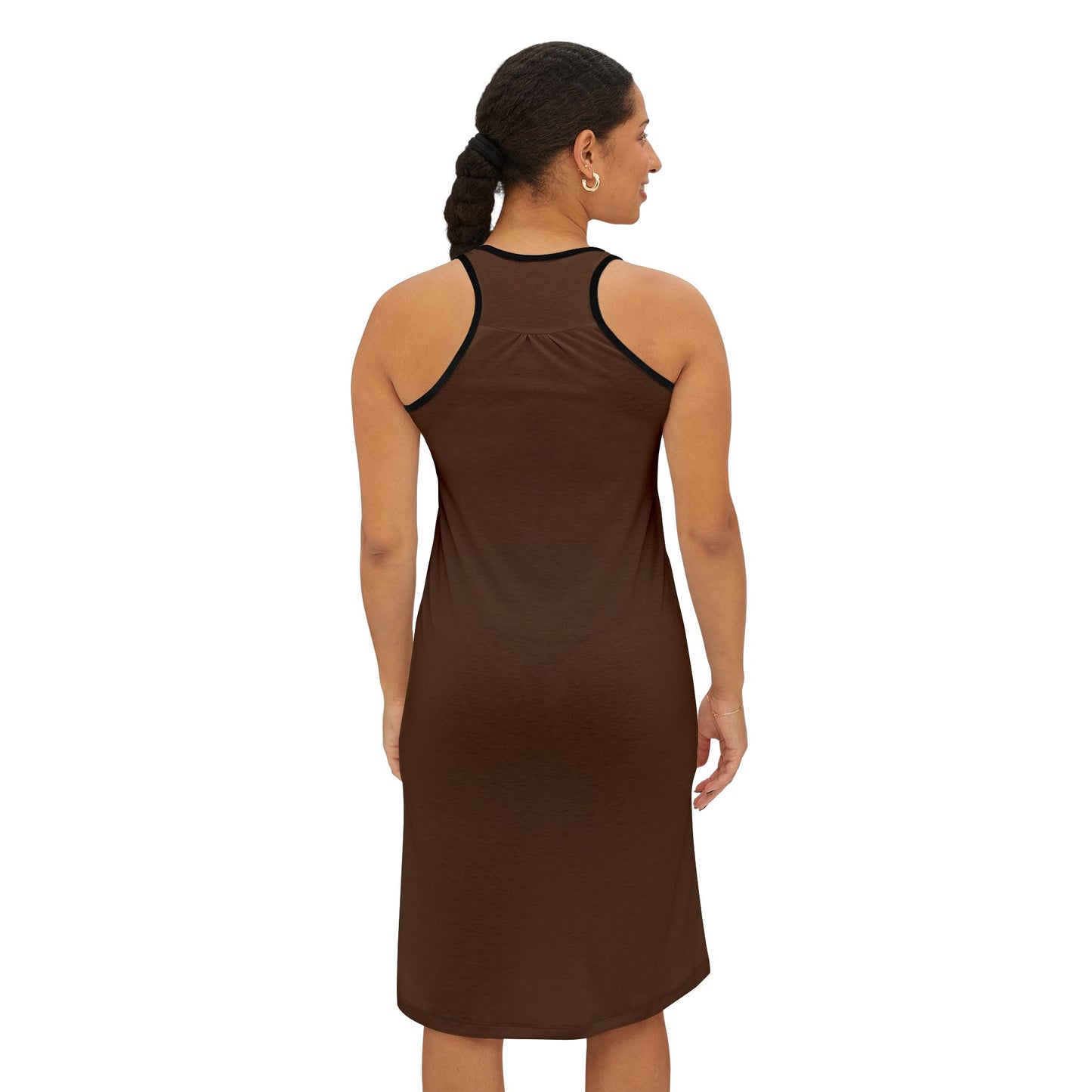 Racerback-Kleid mit Grafikdruck