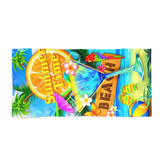 Summertime Beach Towel-Perfect for Sunny Days by the Beach