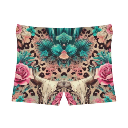 Western Desert Floral Women's Shorts - Trendy Summer Lounge Wear
