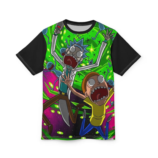Rick and Morty Unisex Graphic Tee - Vibrant Adventure Print