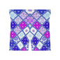 Stylish Women’s Biker Shorts with Colorful Mosaic Pattern