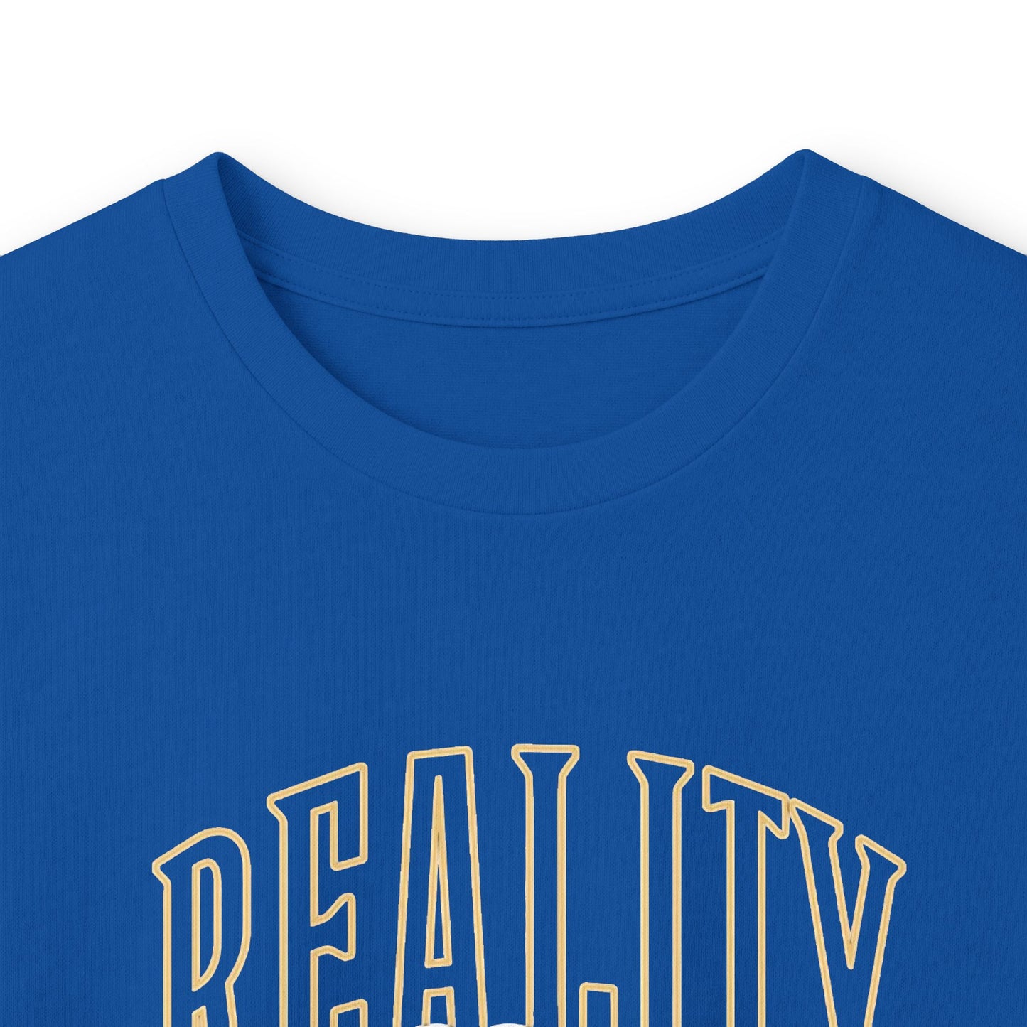 Long Sleeve Tee — 'Reality Hides Behind The Mask' Vintage Statue Face Graphic