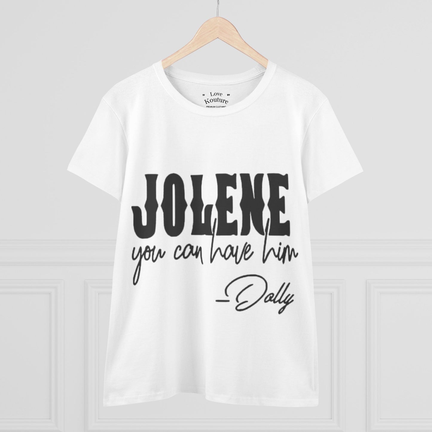 Trendy Women's Tee - "Jolene" Design - Casual Everyday Wear, Music Lovers Gift, Fun Graphic T-Shirt, Summer Essential