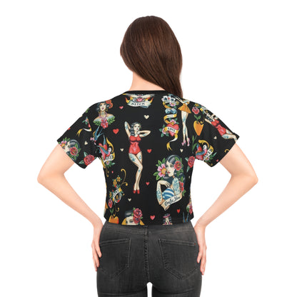 Only You Forever Vintage Tattoo Crop Tee