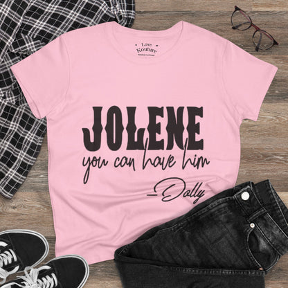 Trendy Women's Tee - "Jolene" Design - Casual Everyday Wear, Music Lovers Gift, Fun Graphic T-Shirt, Summer Essential