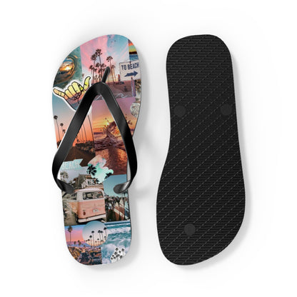 Beach Vibe Flip Flops - Colorful Summer Sandals for Sun Lovers