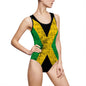 Jamaican Flag Women's Classic One Piece Swimsuit