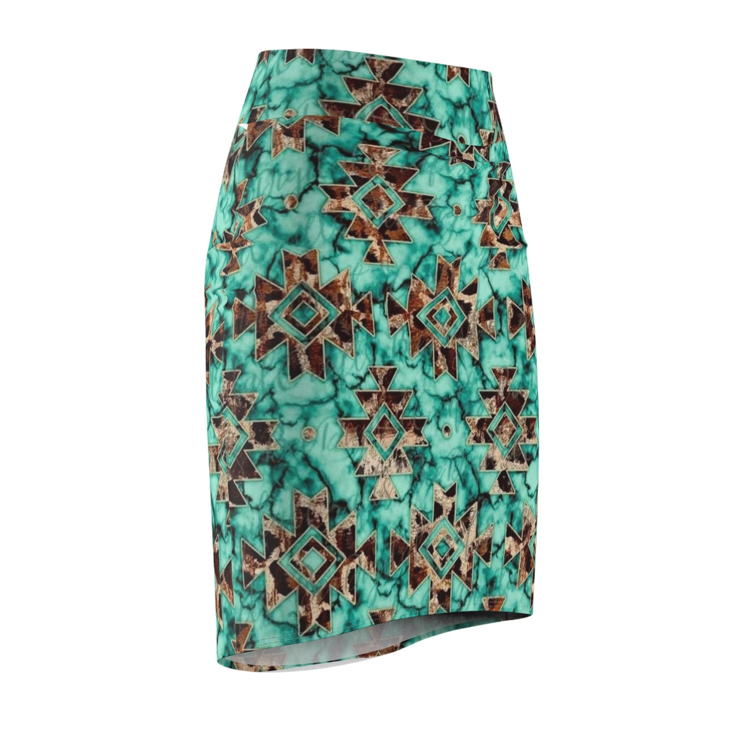 Ethnic Print Women's Pencil Skirt - Stylish & Versatile
