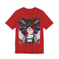 Demon Mask Graphic Tee — Japanese Oni Art T-Shirt