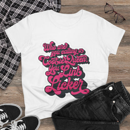 Funny Cootie Queen Tee, Women's Tee, Humorous Gift, Birthday Gift, Casual Humor Shirt, Cookie Lover Tee