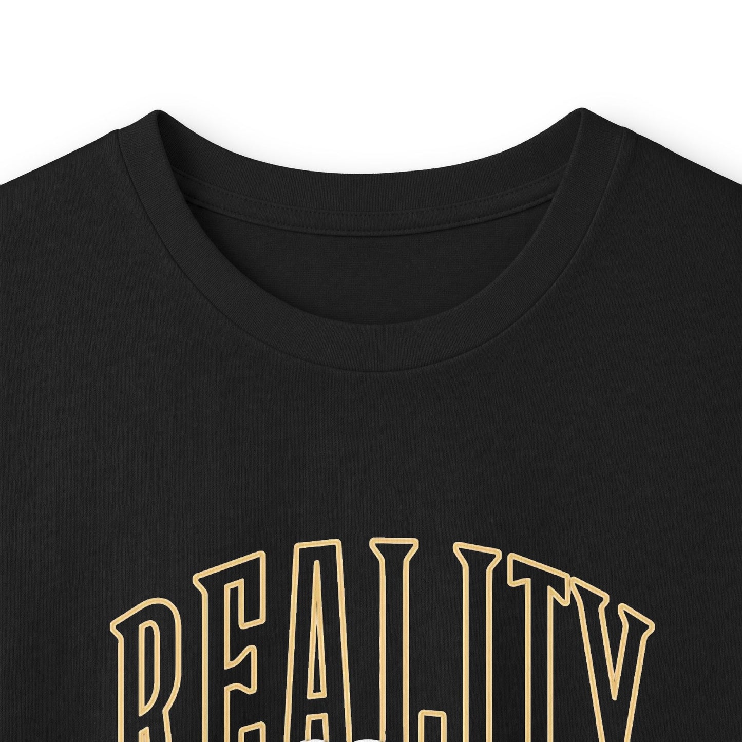 Long Sleeve Tee — 'Reality Hides Behind The Mask' Vintage Statue Face Graphic