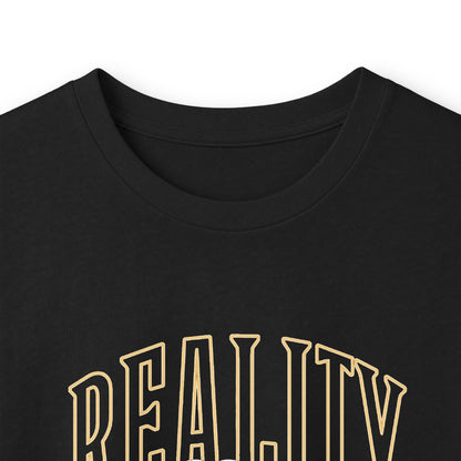 Long Sleeve Tee — 'Reality Hides Behind The Mask' Vintage Statue Face Graphic