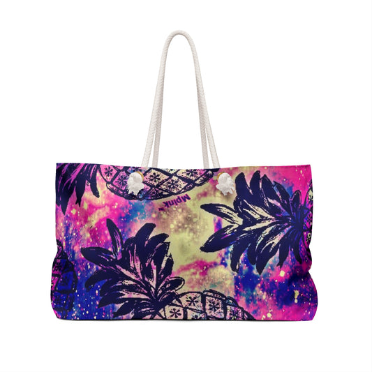 Tropical Pineapple Vacay Tote Bag - Vibrant Travel Tote for Beach & Getaways