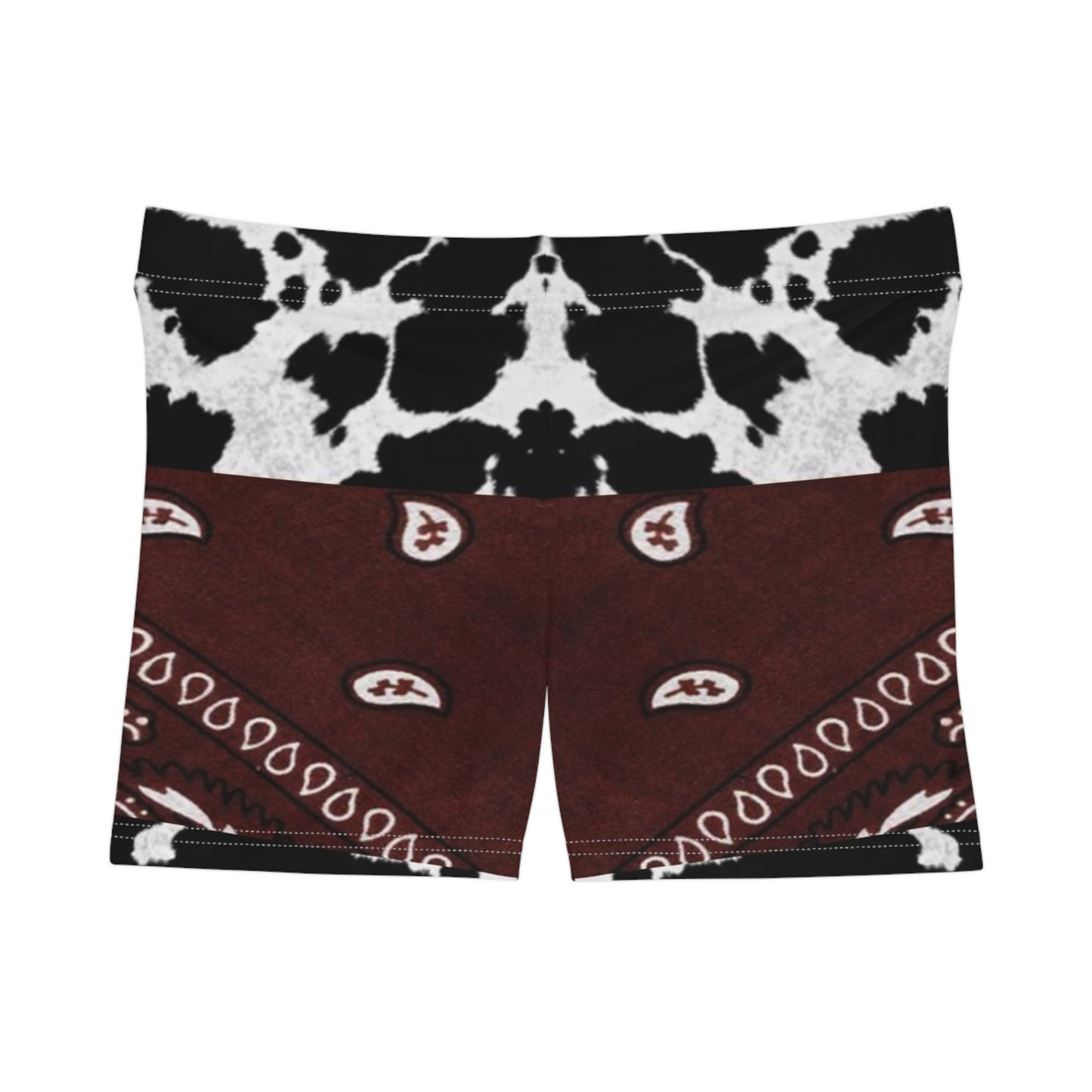 Patriotic Bandana Print Women's Shorts - Perfect for Summer Celebrations