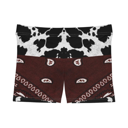 Patriotic Bandana Print Women's Shorts - Perfect for Summer Celebrations