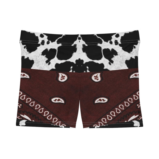 Patriotic Bandana Print Women's Shorts - Perfect for Summer Celebrations