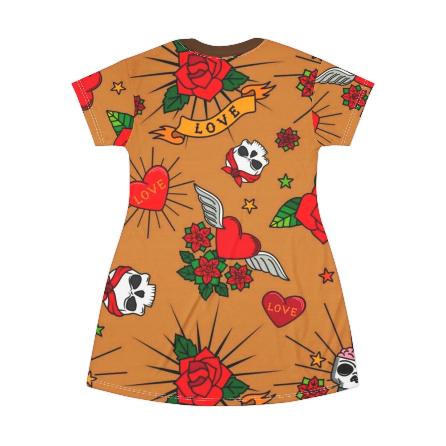 T-Shirt-Kleid (AOP)
