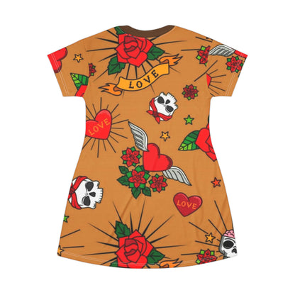 T-Shirt-Kleid (AOP)