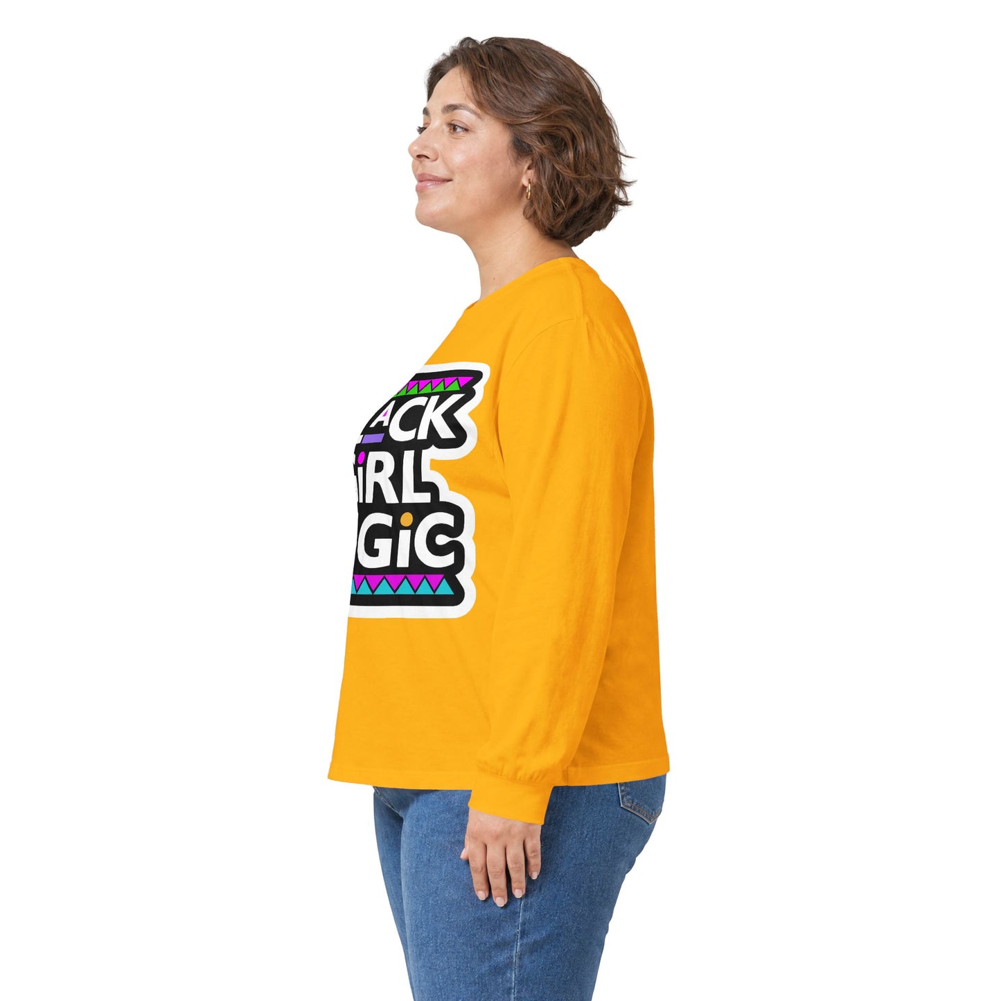 Black Girl Magic Long Sleeve Tee — Empowerment Graphic Shirt