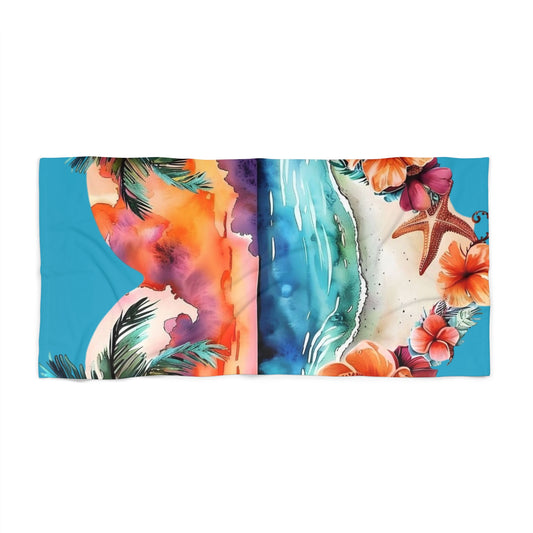 Heart Wide Ocean Beach Towel-Perfect for the Beach or Poolside