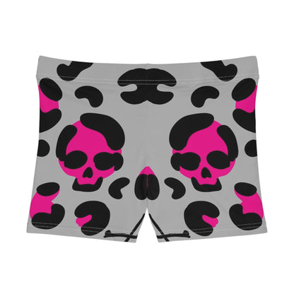 Trendy Skull Print Women's Shorts - Edgy and Stylish Activewear
