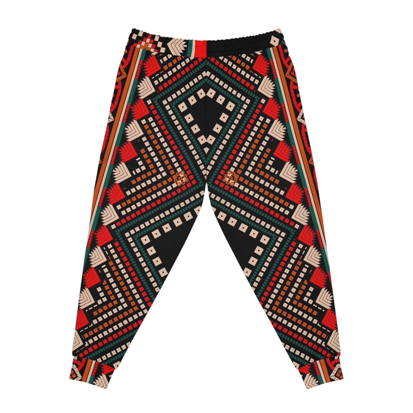 Tribal Print Athletic Joggers | Boho Style, Comfortable Lounge Wear, Perfect for Workouts, Festival Fashion, Gift Ideas