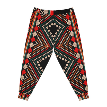 Tribal Print Athletic Joggers | Boho Style, Comfortable Lounge Wear, Perfect for Workouts, Festival Fashion, Gift Ideas